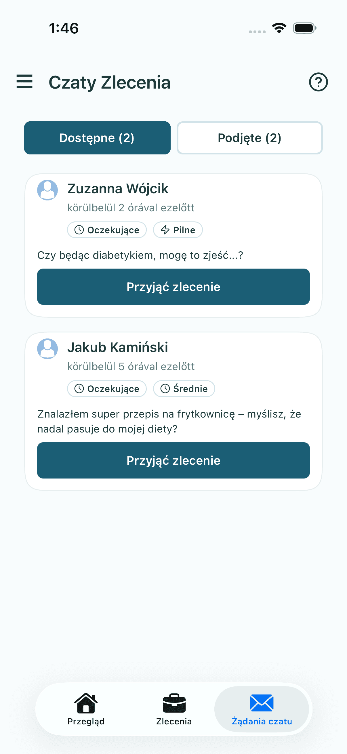 Kliens kérések