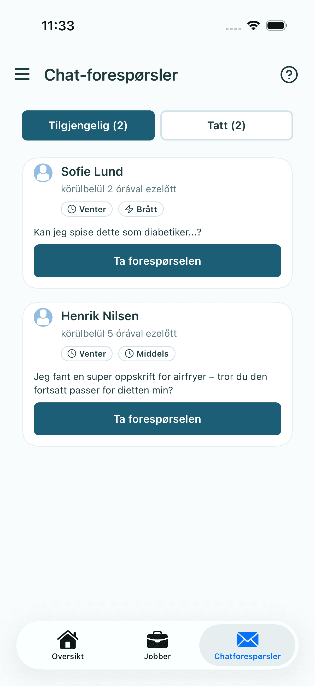 Kliens kérések