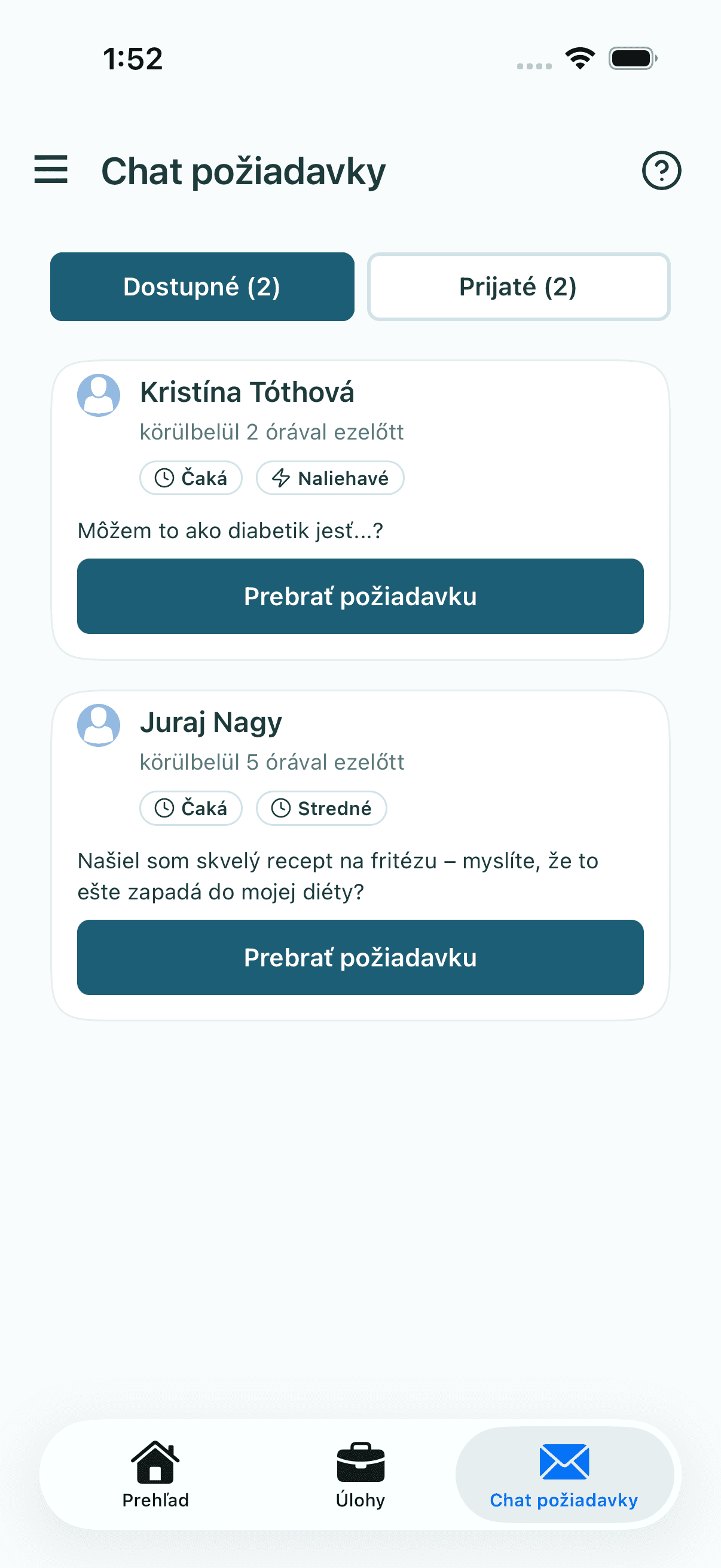 Kliens kérések