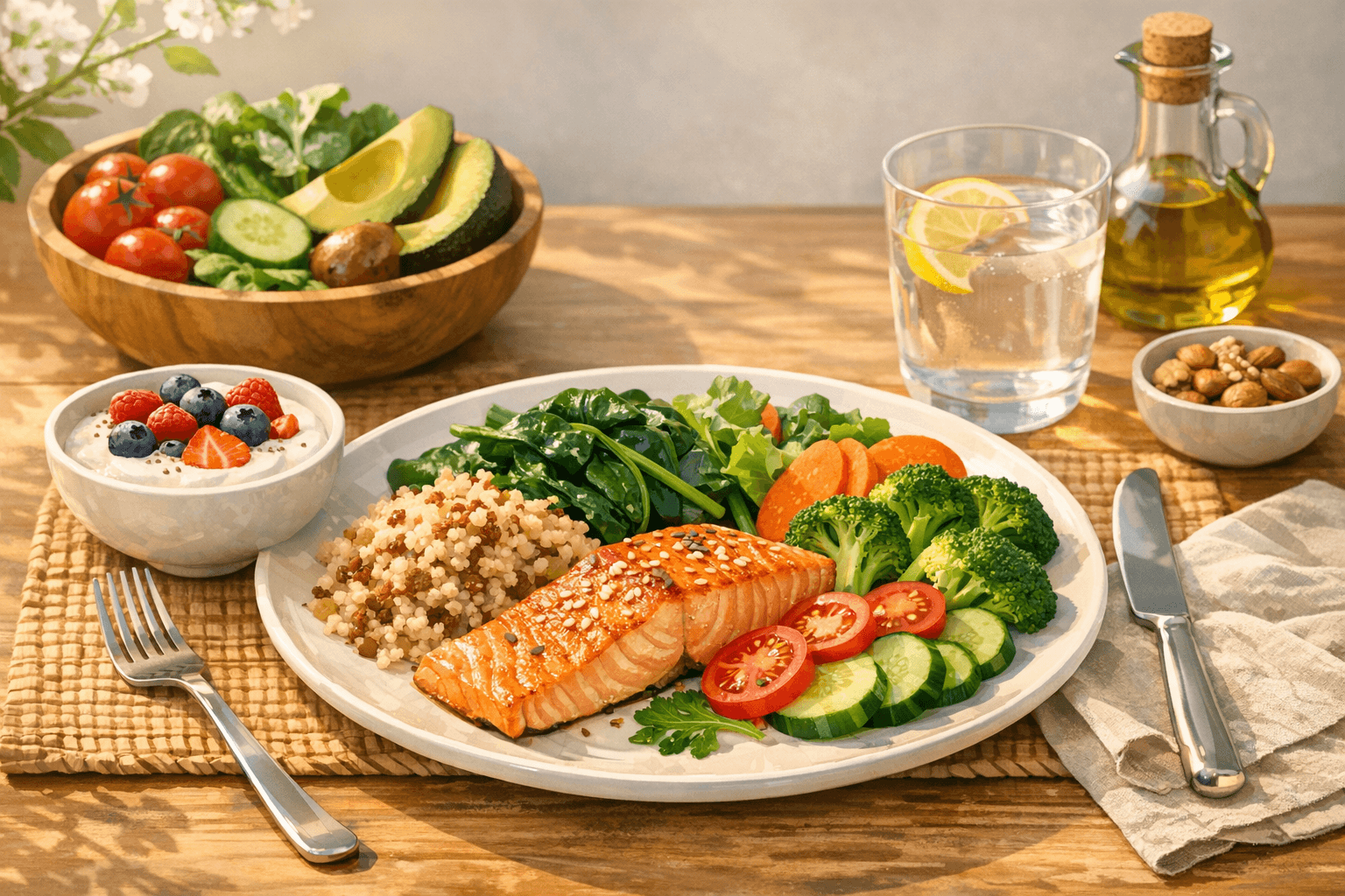 Menopauza a výživa: Co jíst pro hormonální rovnováhu a kontrolu hmotnosti