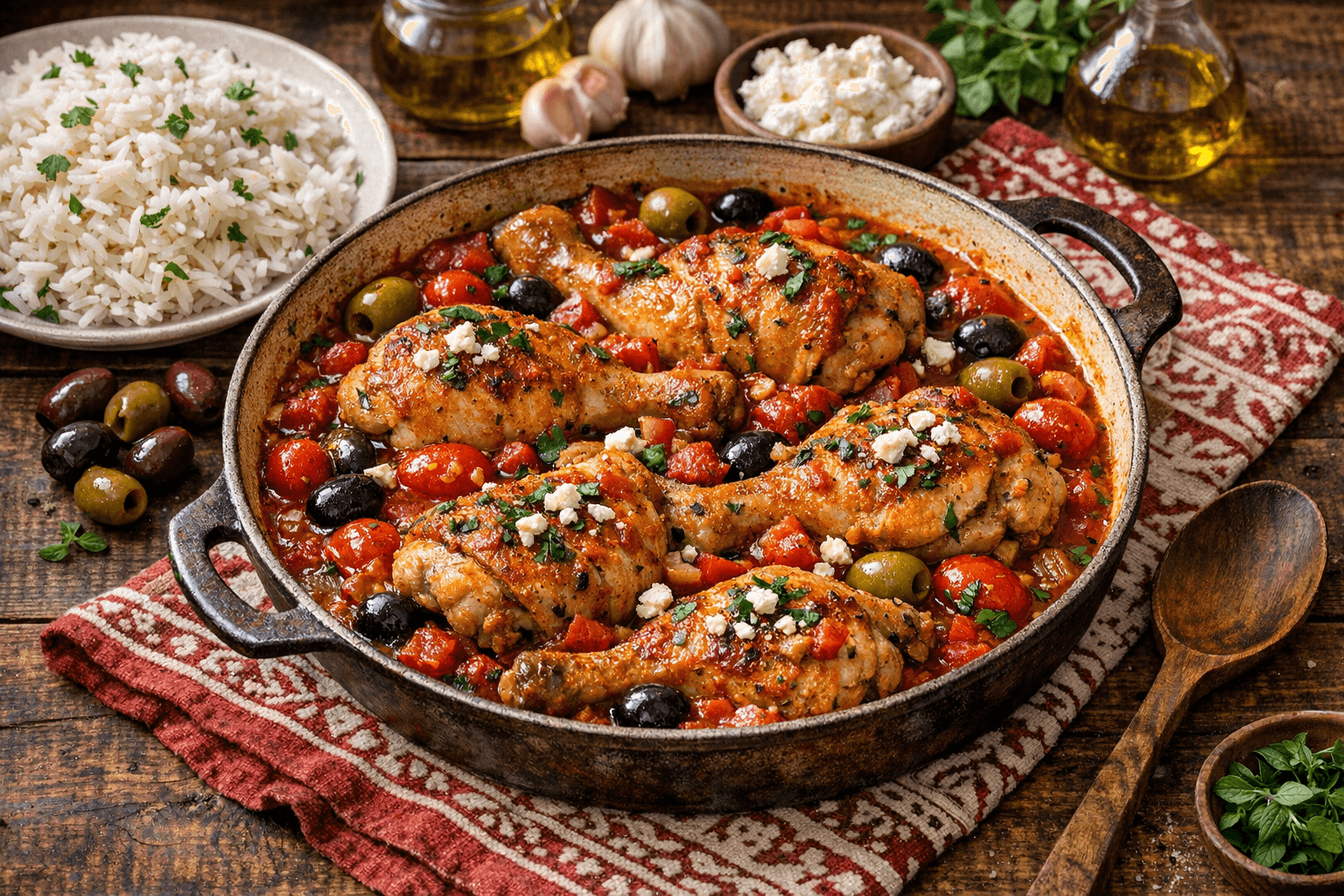 Görög paradicsomos csirkecomb