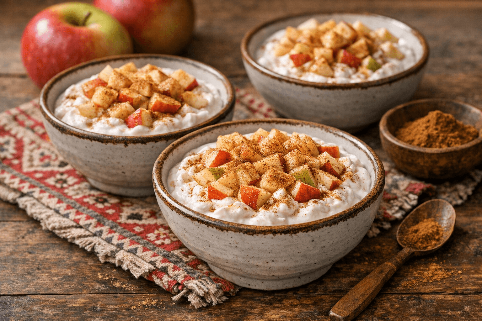 Greek Yogurt with Apple and Cinnamon