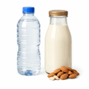 Woda lub mleko migdałowe